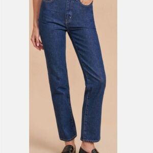 La Ligne Molly High Rise Dark Blue Jeans 26